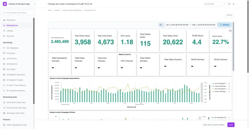 Customer results dashboard 7
